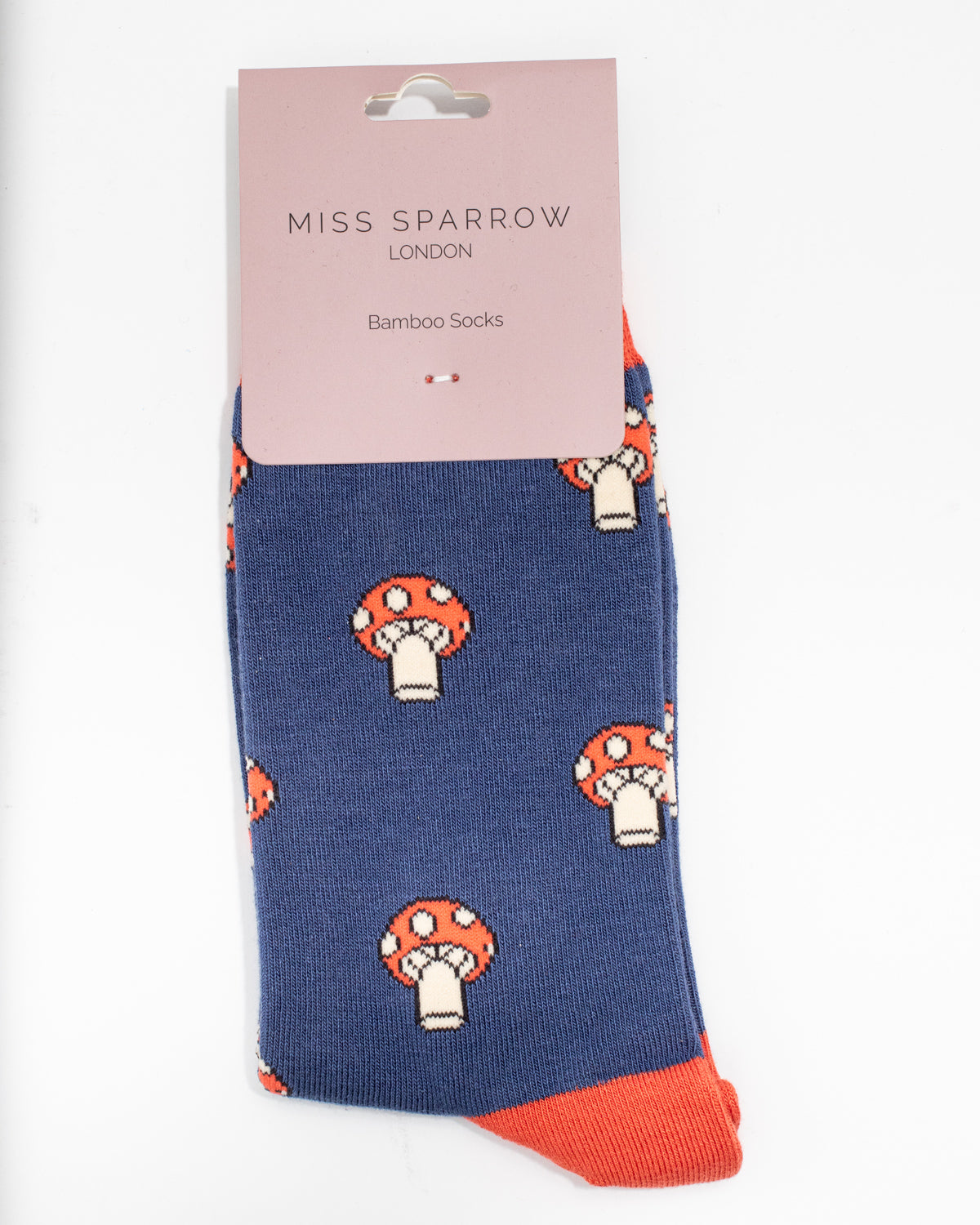 Miss Sparrow - Bambus Socken mit Motiv - Mushrooms