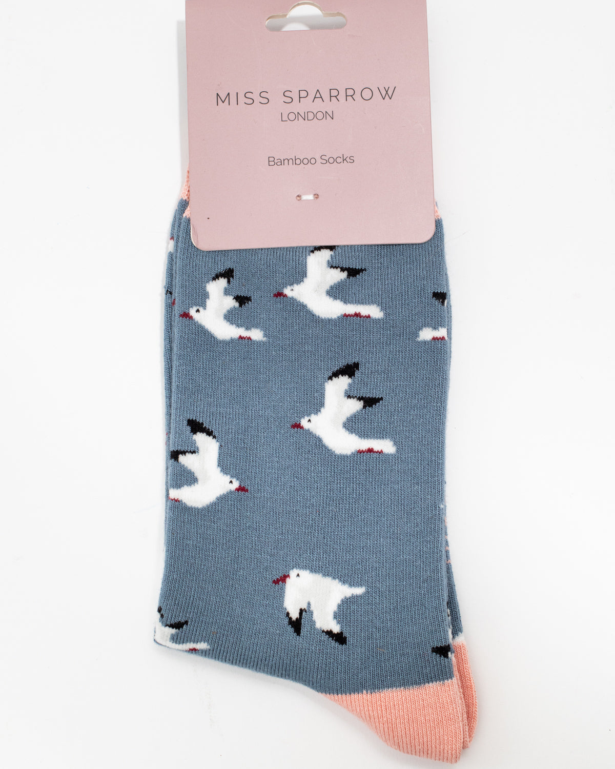 Miss Sparrow - Bambus Socken mit Motiv - Seagulls
