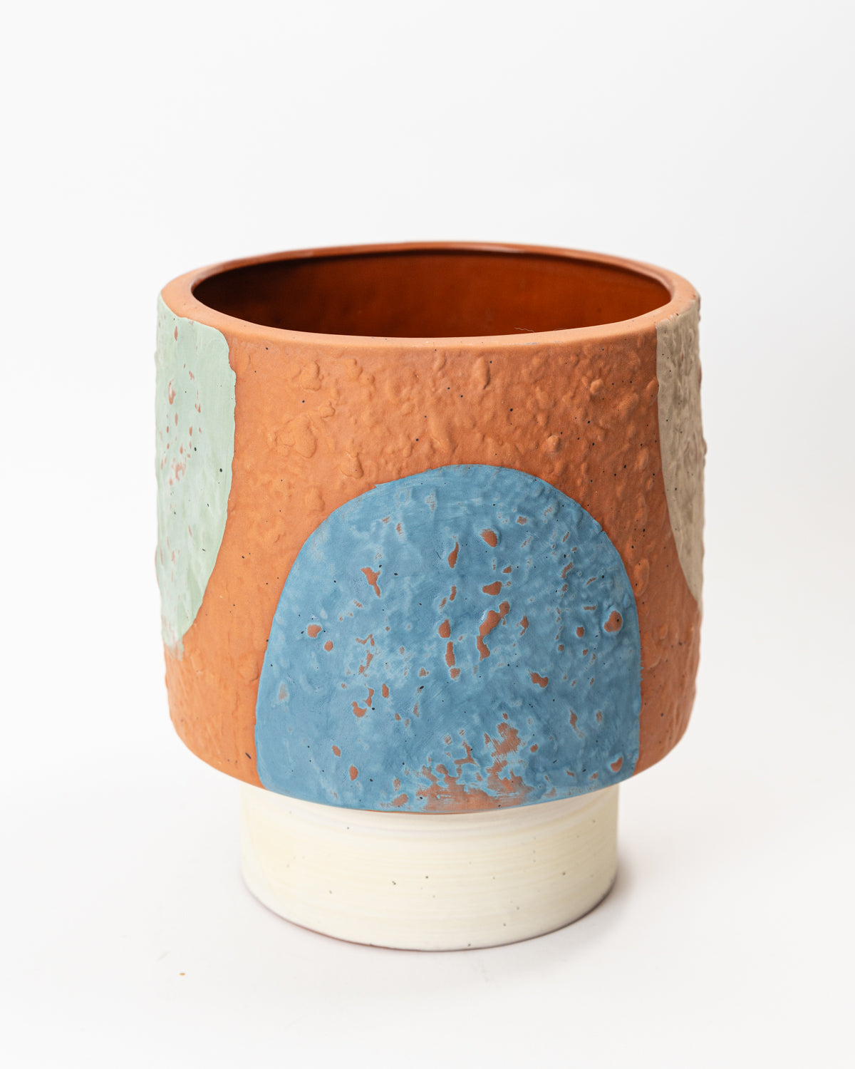 Boho-Übertopf - Terracotta