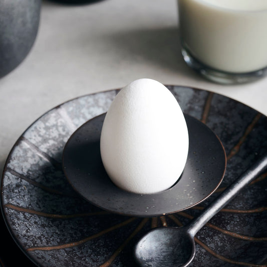 Eierbecher, schwarz