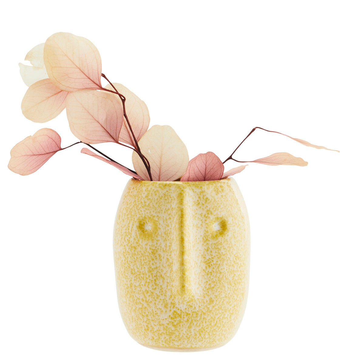 Kleiner Blumentopf mit Gesicht