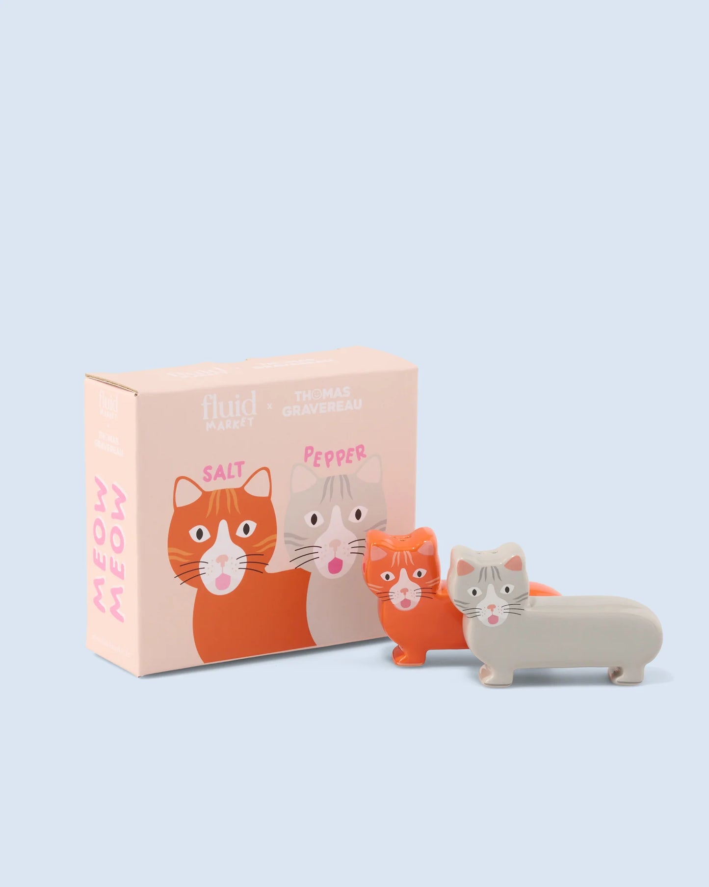 Katzen Salz- & Pfefferstreuer Set