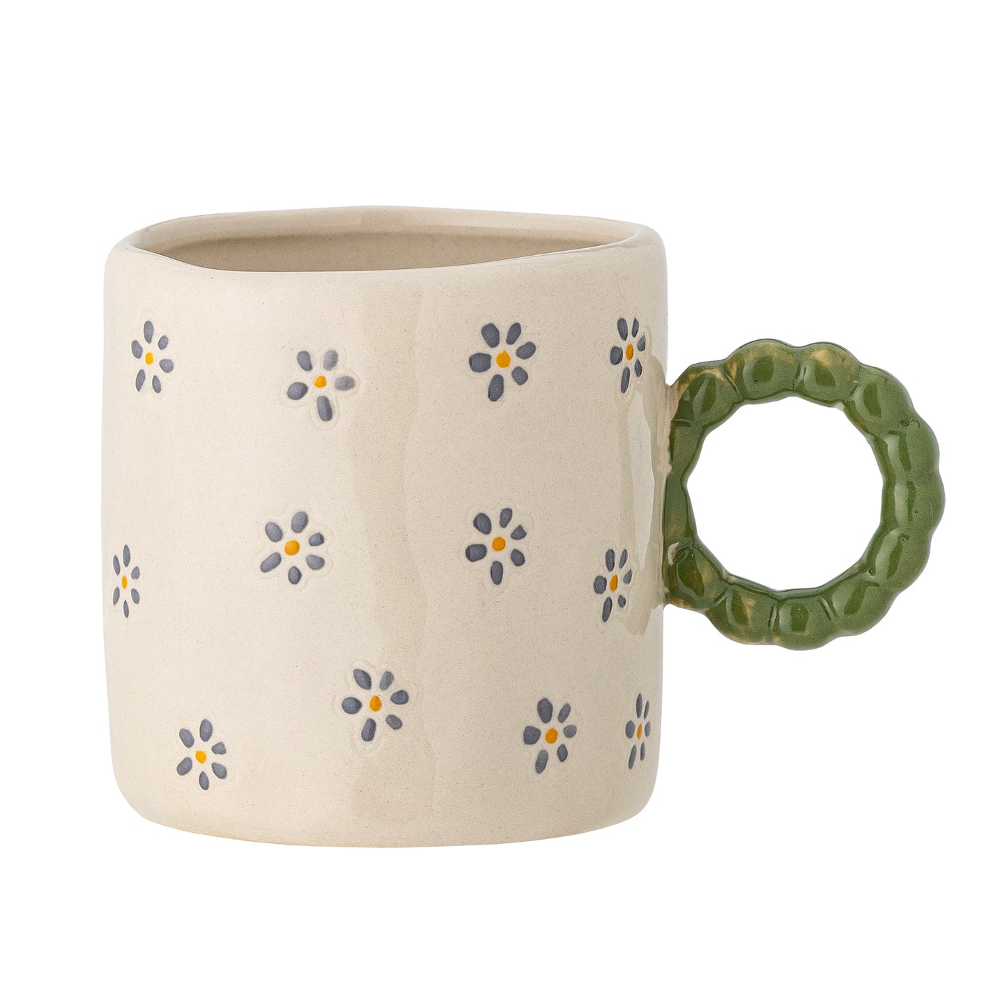 Kleine Tasse mit Blumenmuster