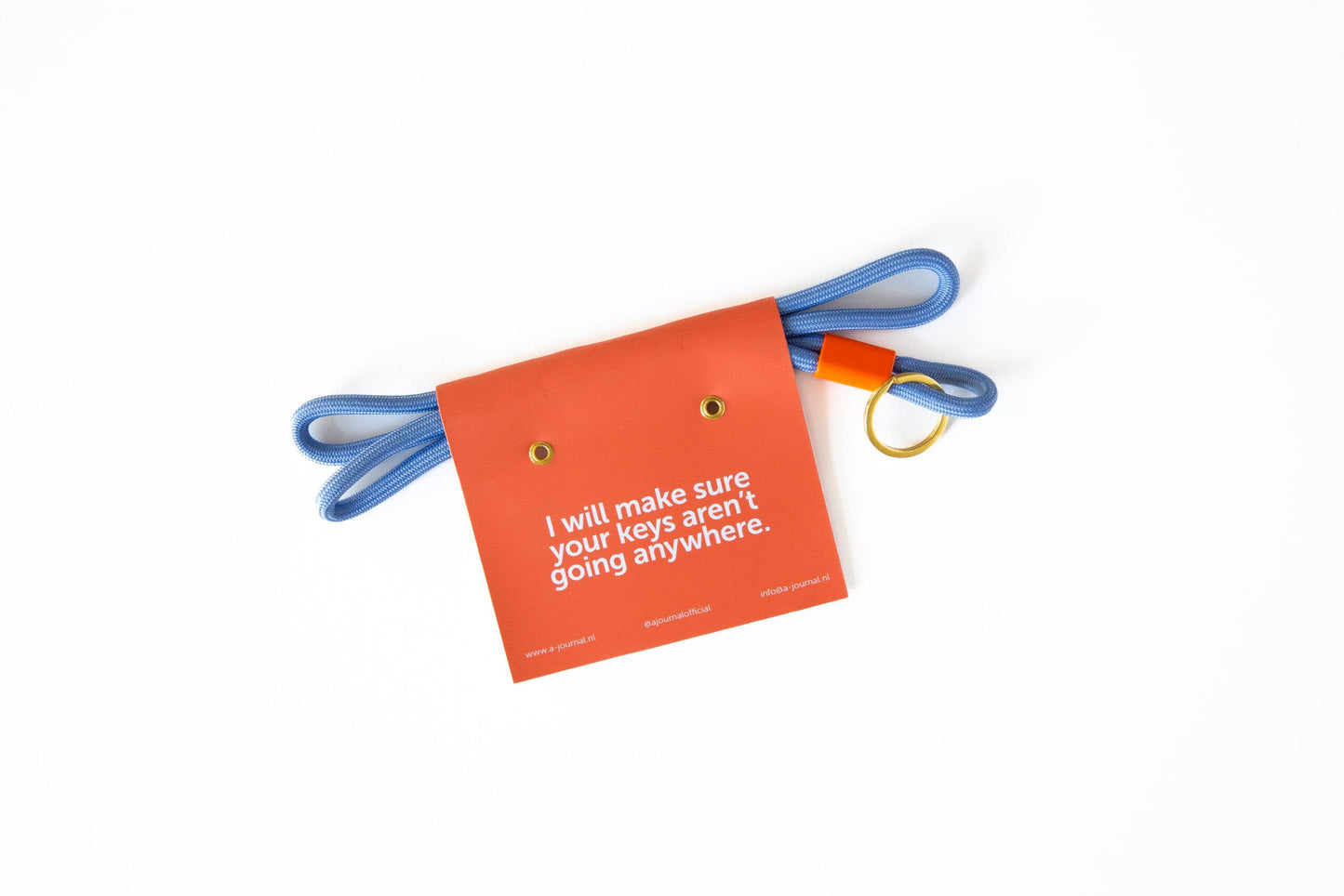 Schlüsselband lang – Lavendelblau – 45 cm