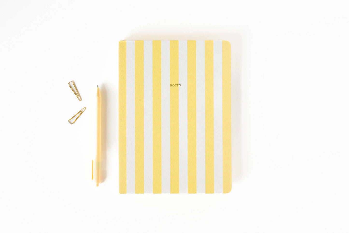 Notizbuch – Gelbe Streifen
