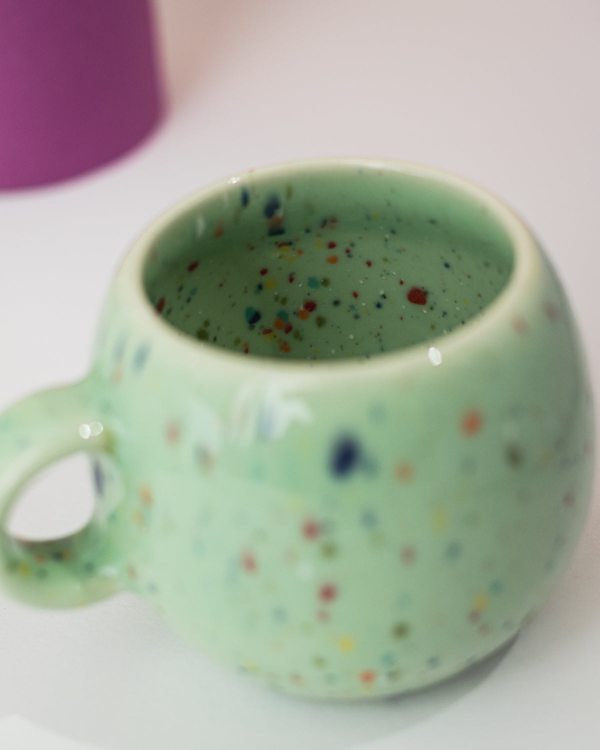 Entzückende Espressotasse in grün