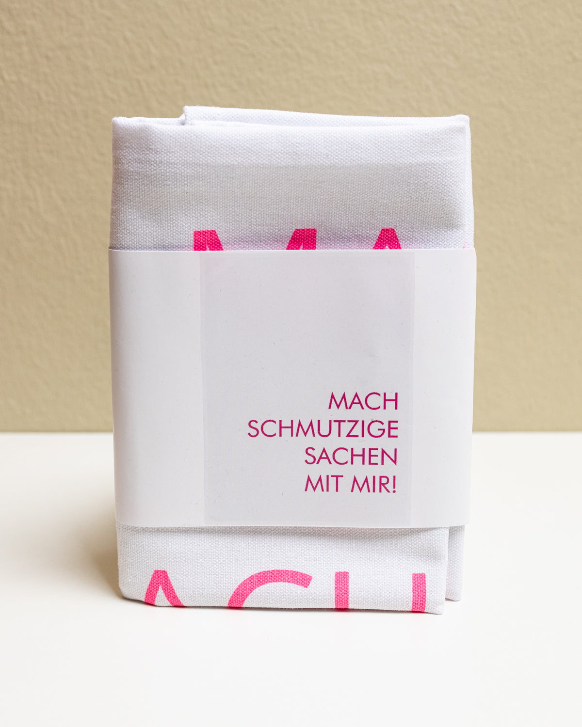 Geschirrtuch weiß - Mach schmutzige Sachen mit mir
