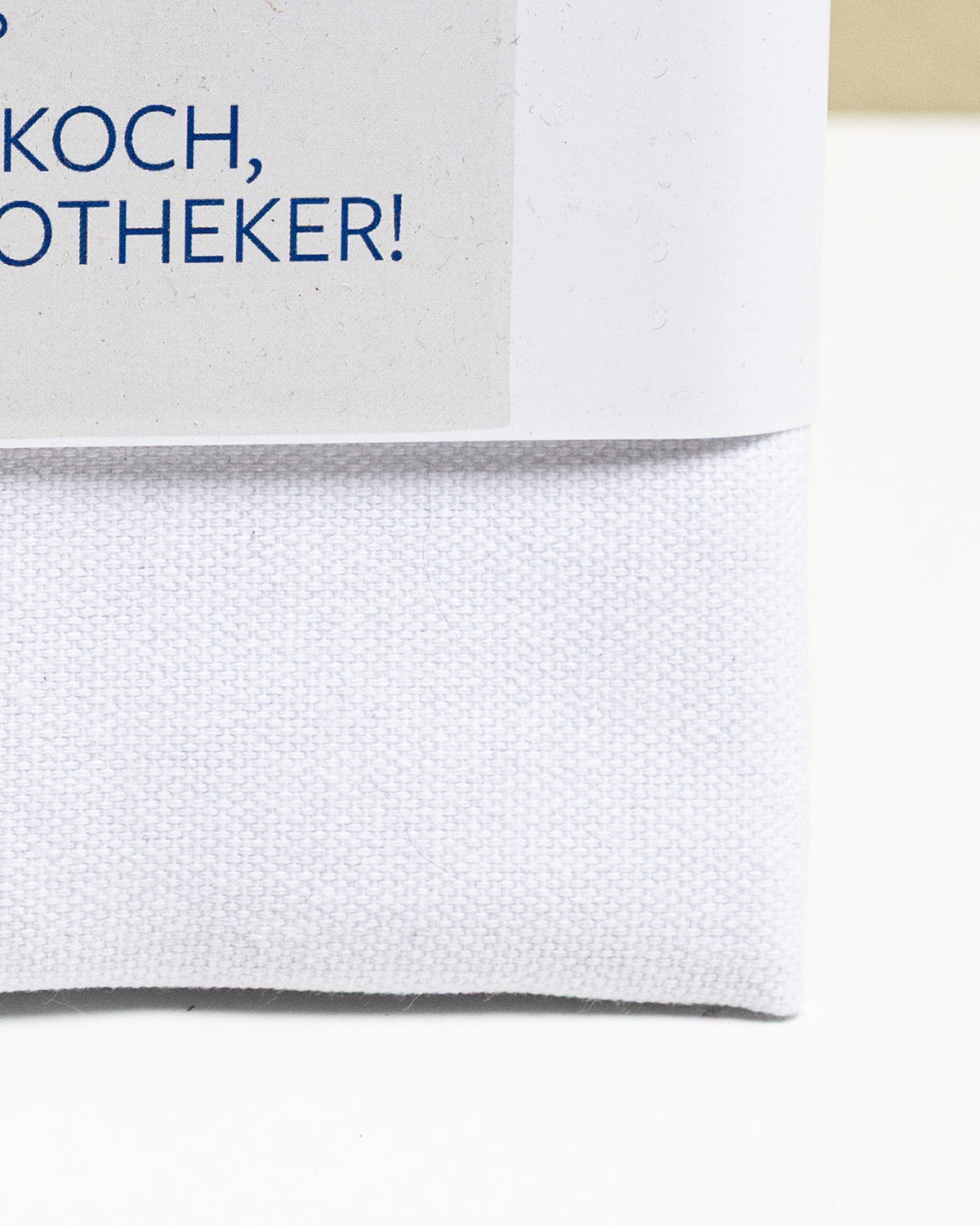 Geschirrtuch weiß - Rezept? Ich bin Koch, kein Apotheker!