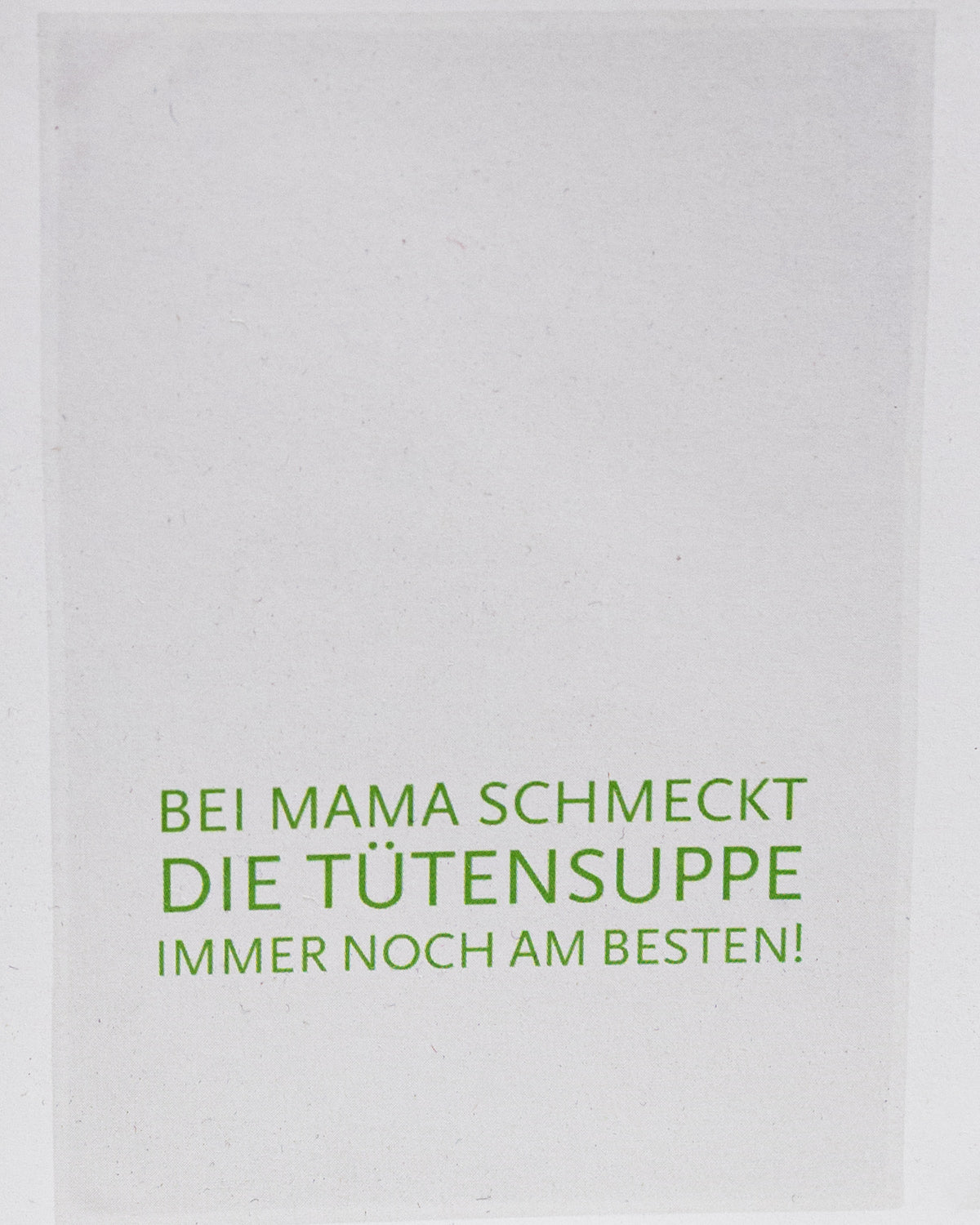 Geschirrtuch weiß - Bei Mama schmeckt..