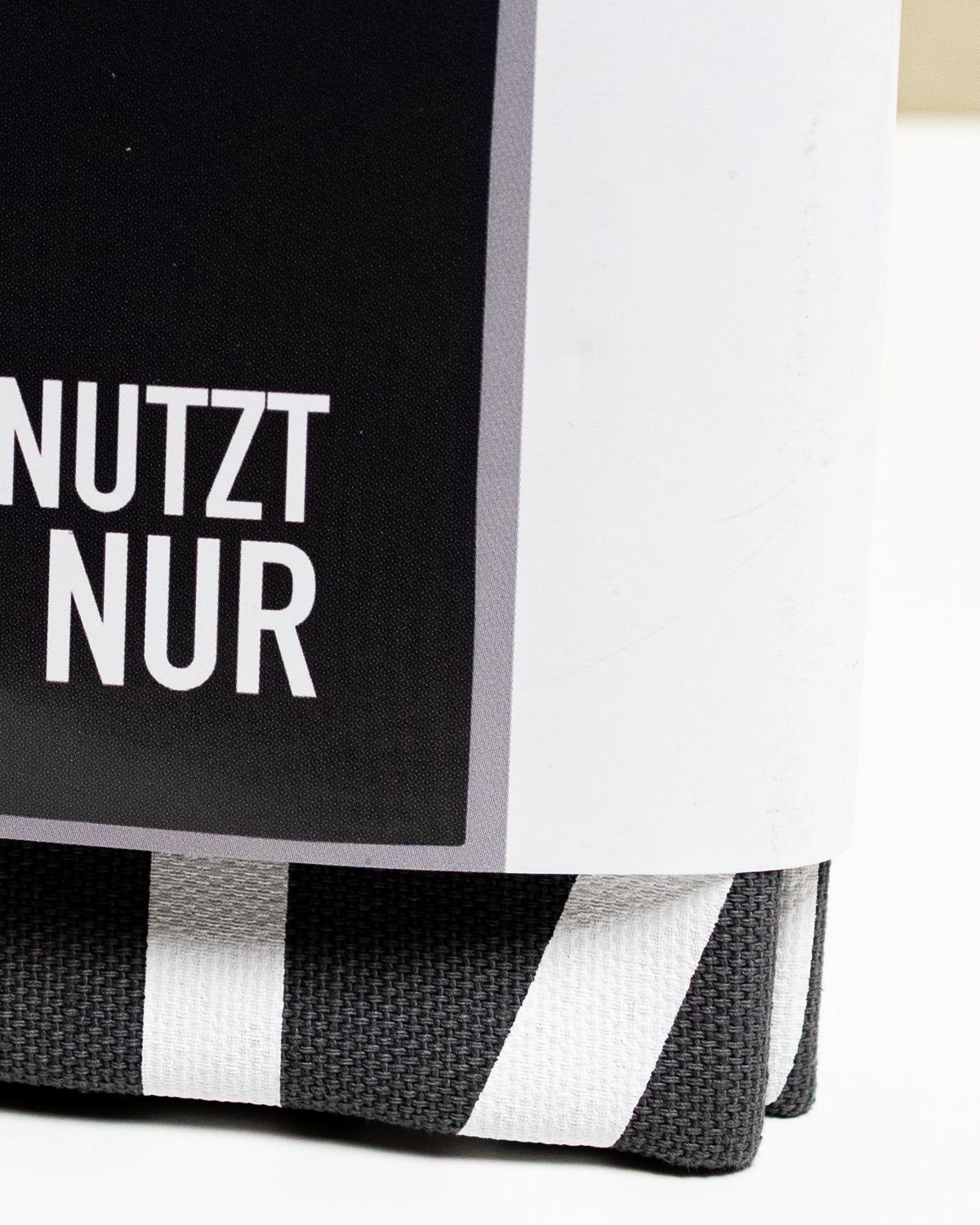 Geschirrtuch dunkelgrau - Du benutzt mich nur