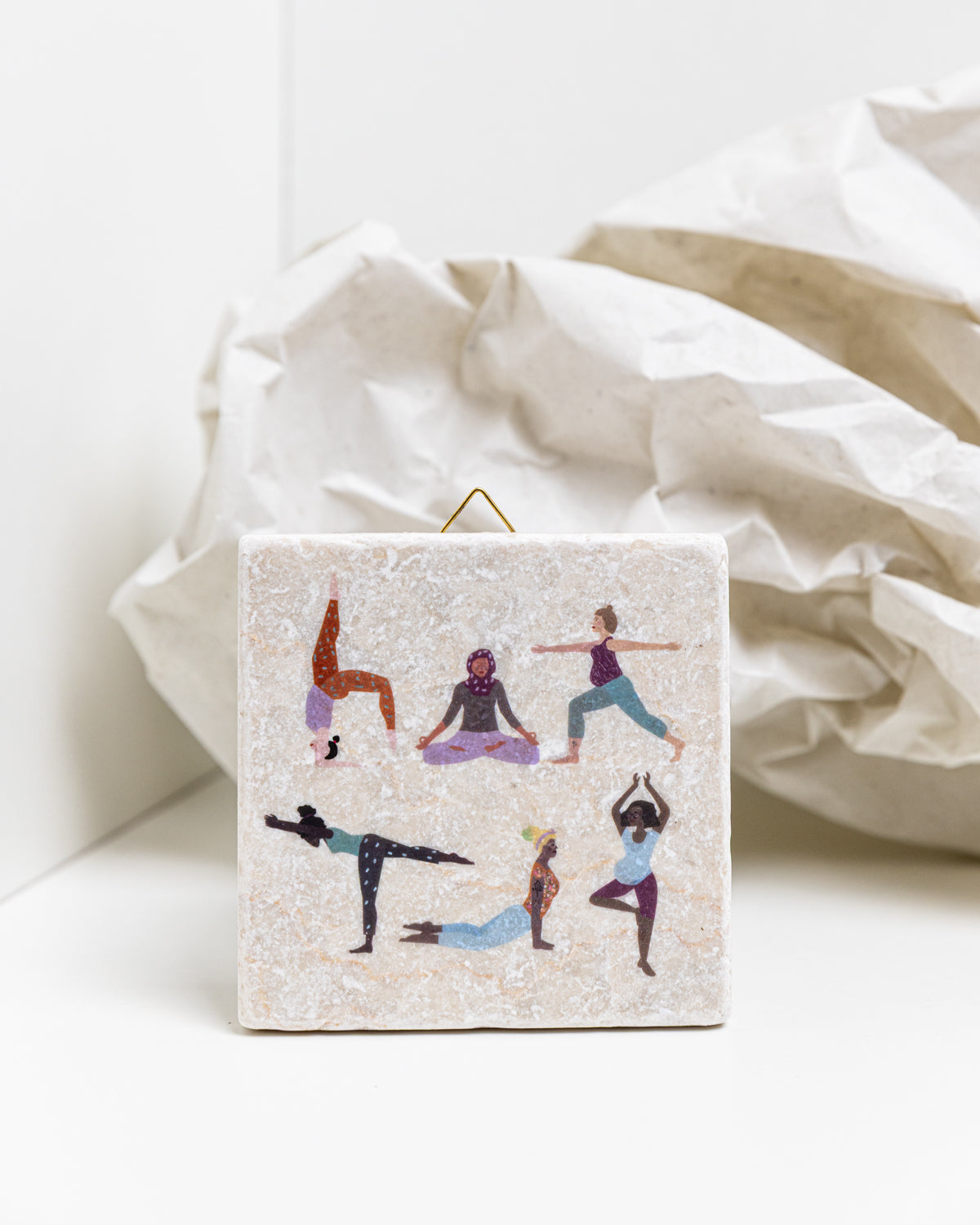 Deko Fliese - Yoga