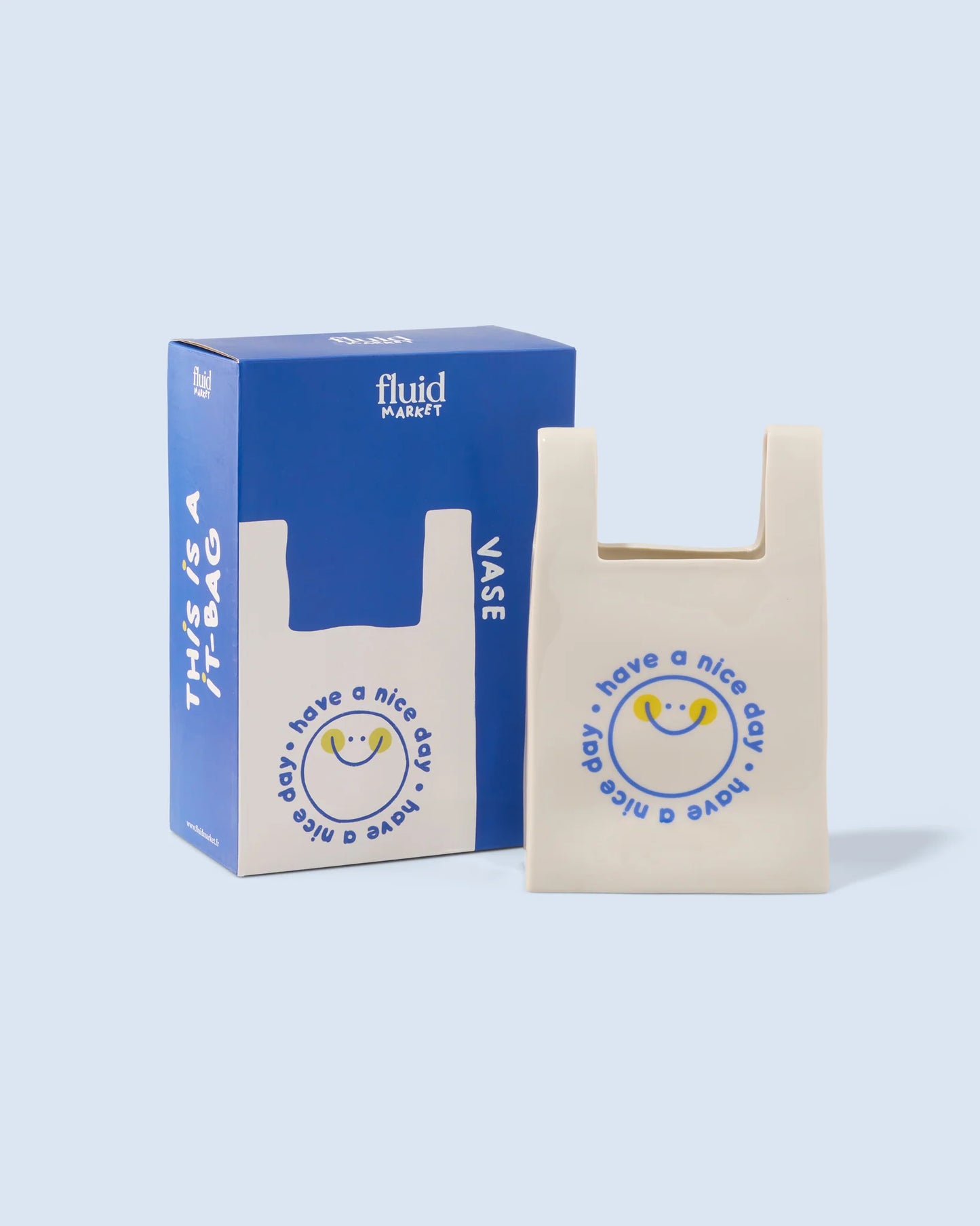 Plastiktüte Vase – Exklusives Design von Fluid Market