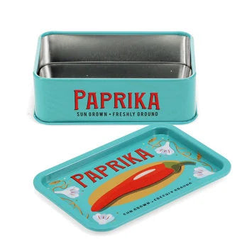Retro-Metalldose „PAPRIKA“