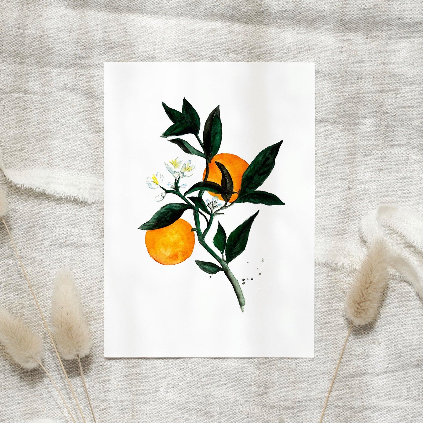 Postkarte - Orange