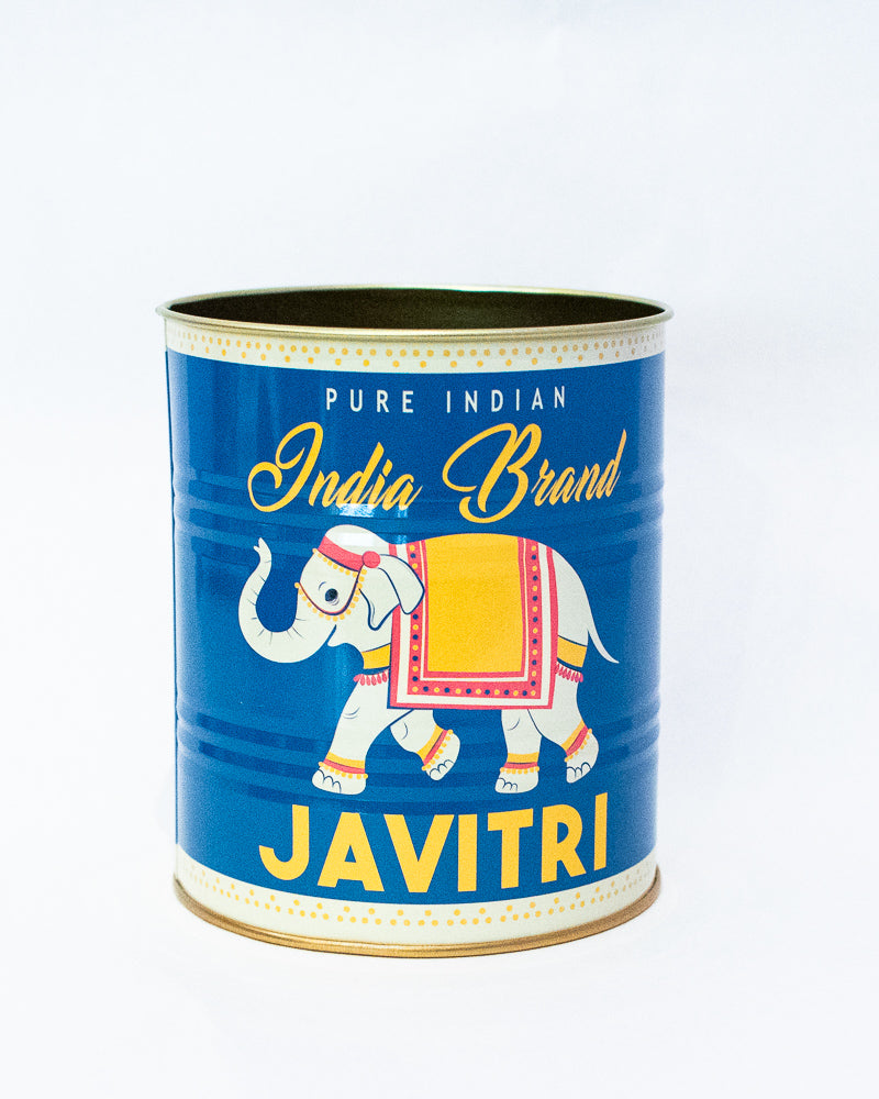 JAVITRI - Retro-Aufbewahrungsdose aus Metall - 12cm