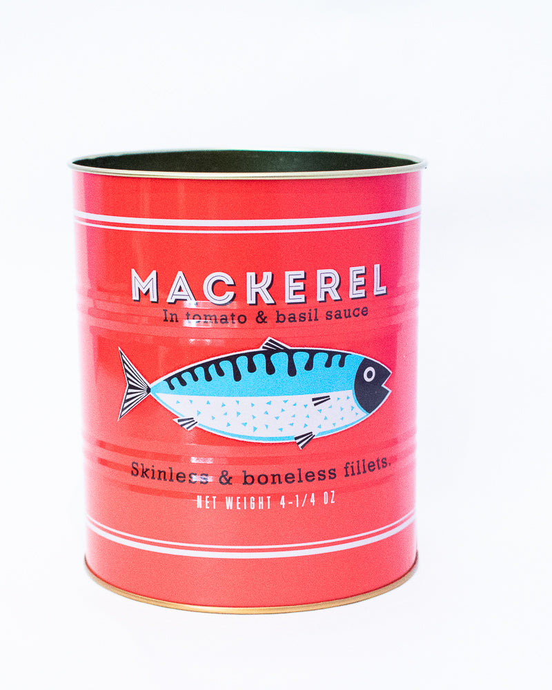 MACKEREL - Retro-Aufbewahrungsdose aus Metall - 13cm