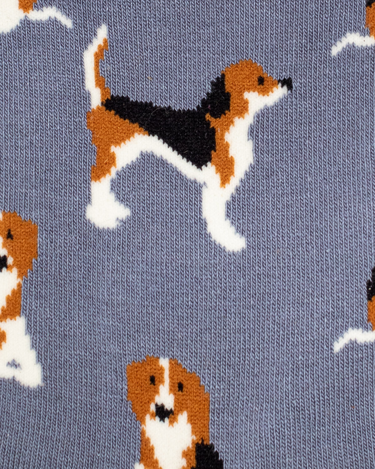 Miss Sparrow - Bambus Socken mit Motiv - Beagle Pups