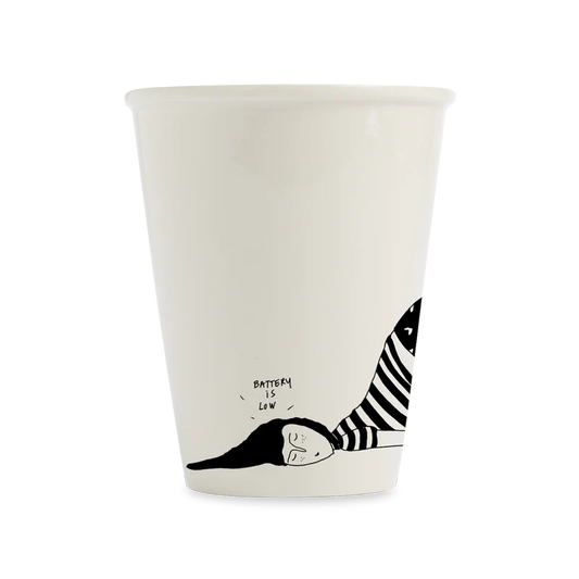 Helen B Becher - cup battery low