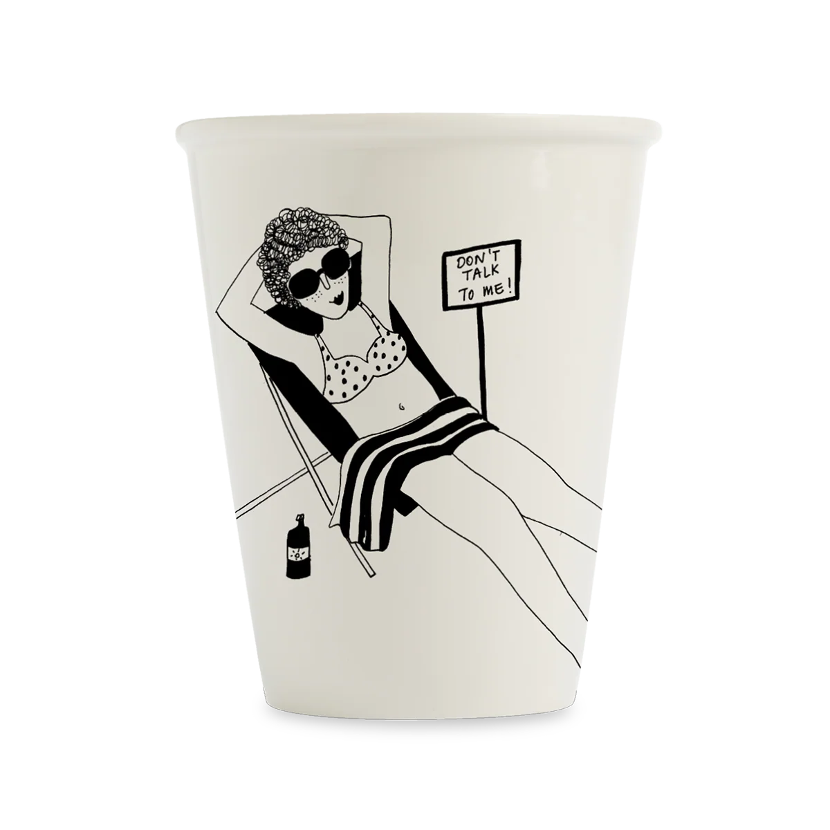 Helen B Becher - cup don't talk to me
