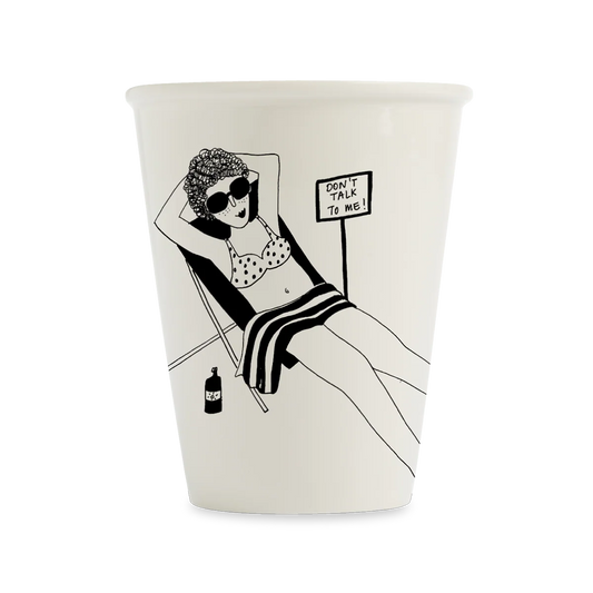 Helen B Becher - cup don't talk to me
