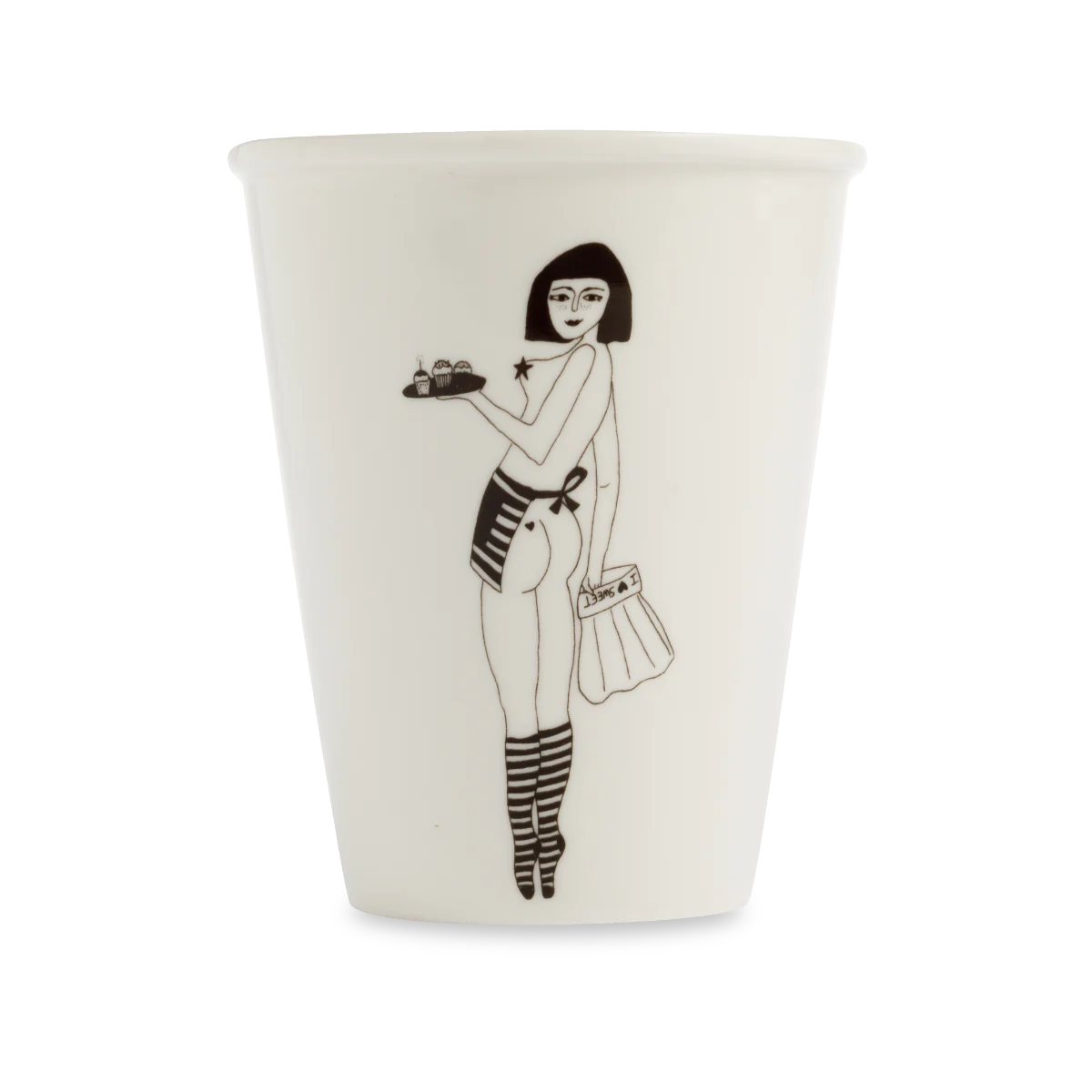 Helen B Becher - cup pin-up cake girl