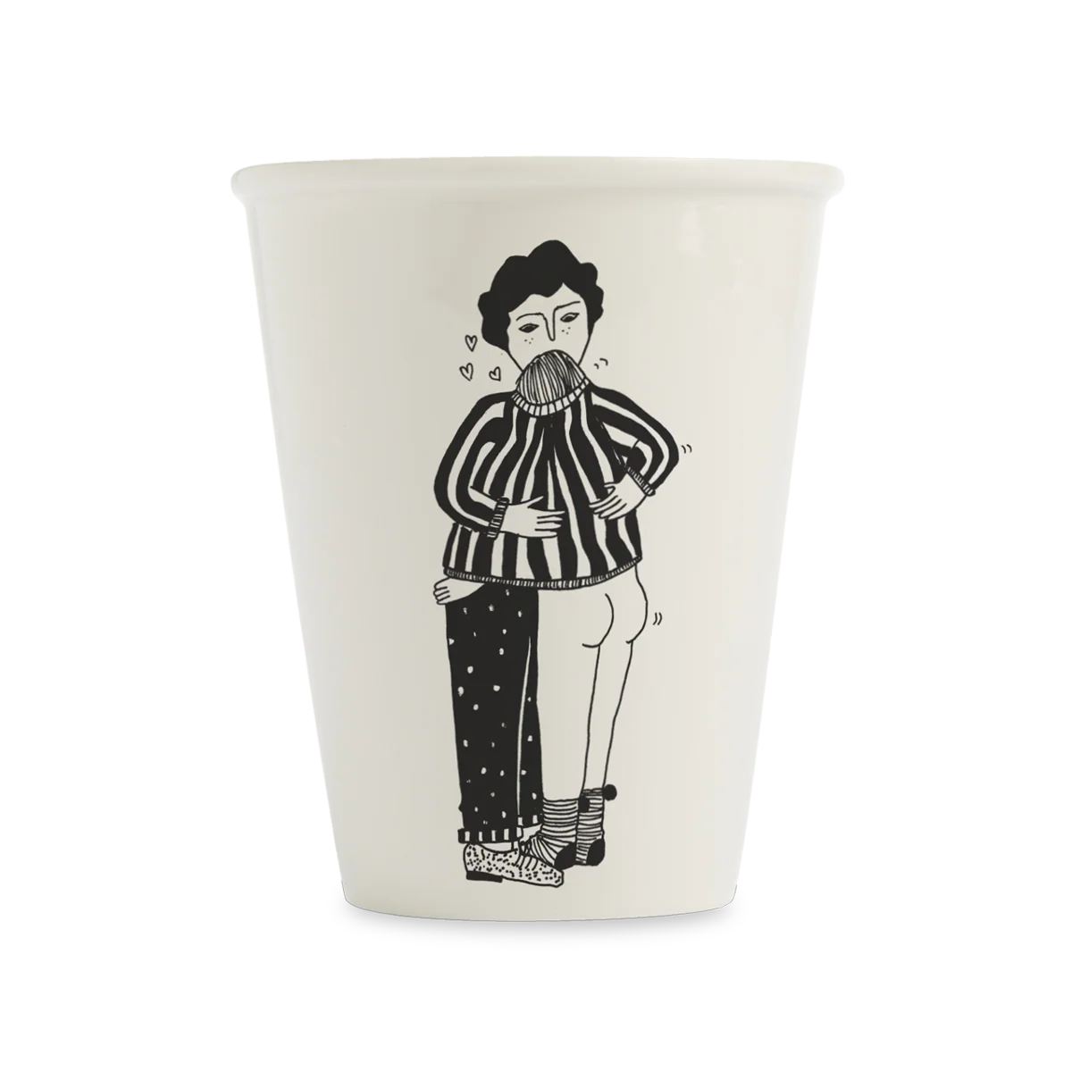 Helen B Becher - cup sweater hug