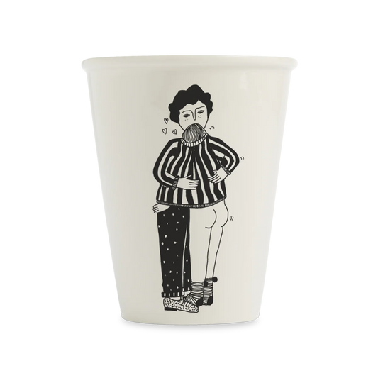 Helen B Becher - cup sweater hug