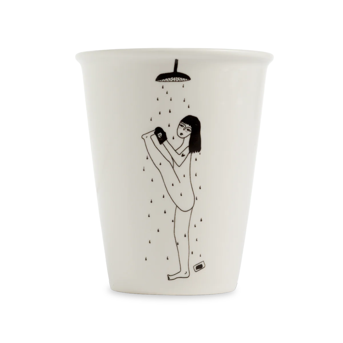 Helen B Becher - cup yoga in the shower