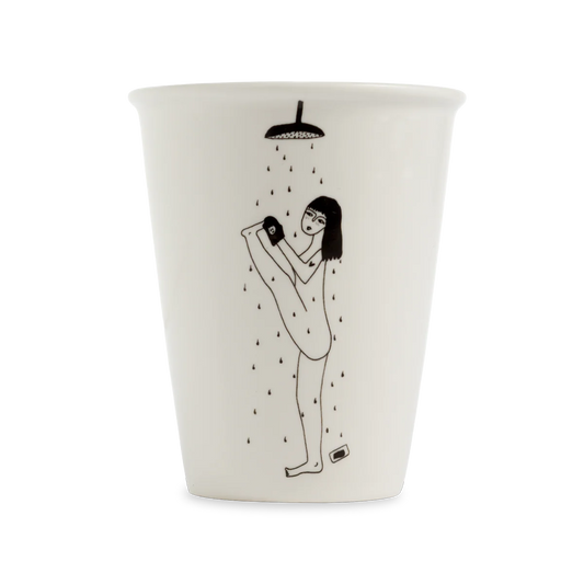 Helen B Becher - cup yoga in the shower