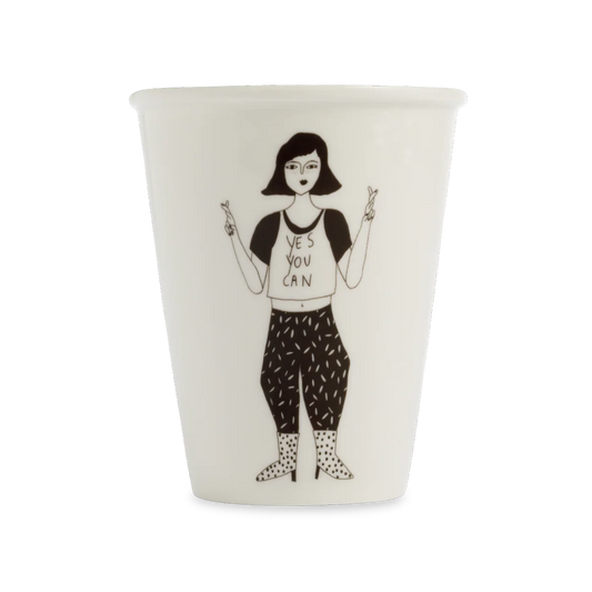 Helen B Becher - cup yes you can