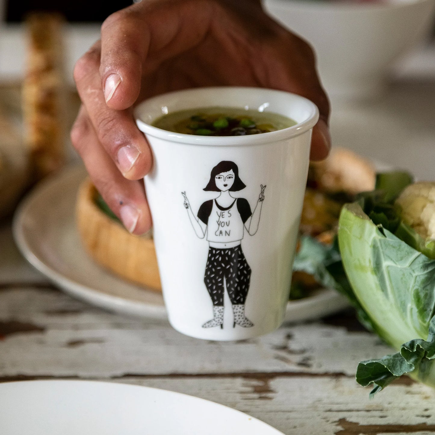 Helen B Becher - cup yes you can