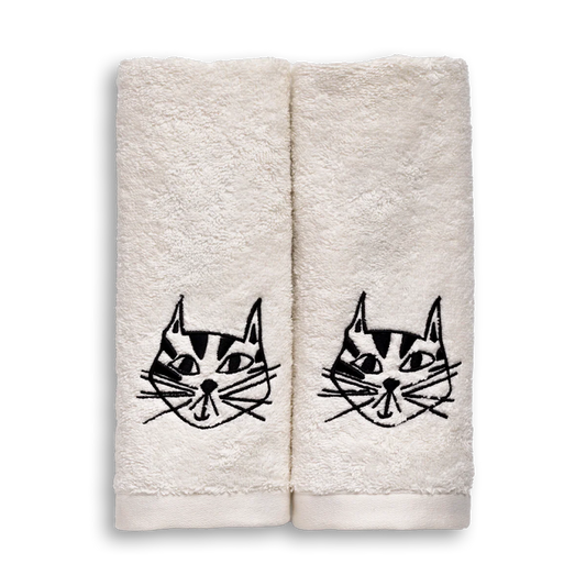 Helen B Gäste-Handtuch - Katze