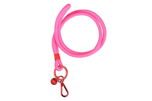 Schlüsselanhänger / Lanyard - Seil - Pink/Rot