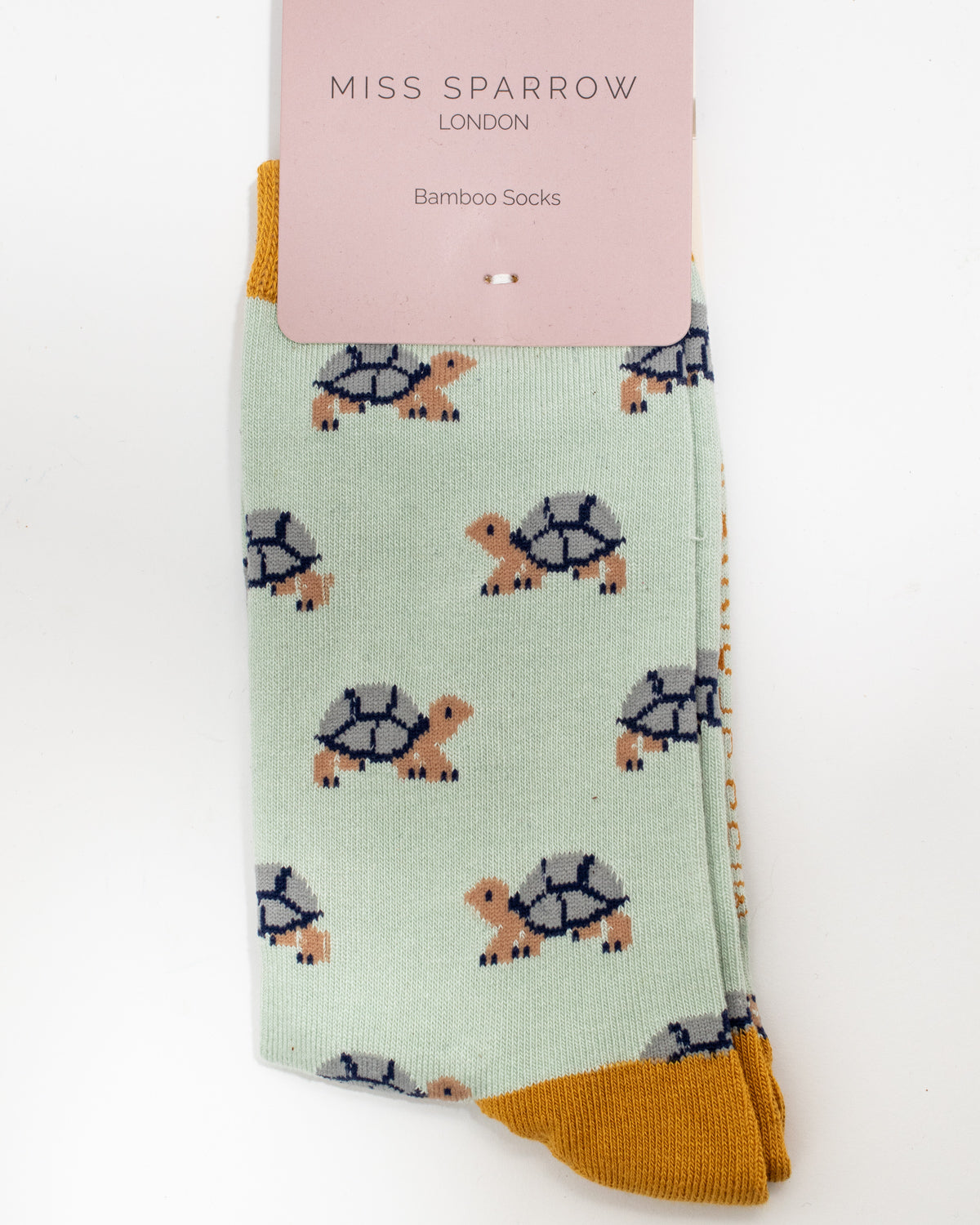 Miss Sparrow - Bambus Socken mit Motiv - Turtles
