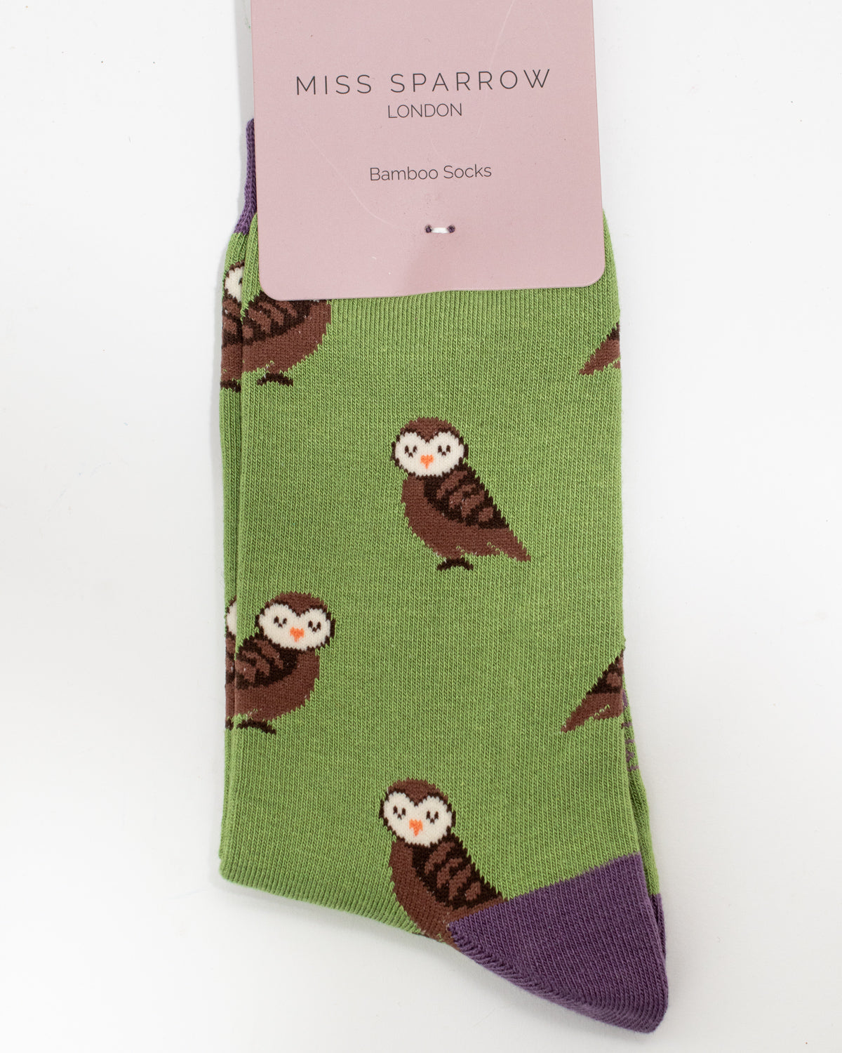 Miss Sparrow - Bambus Socken mit Motiv - Cute Owls