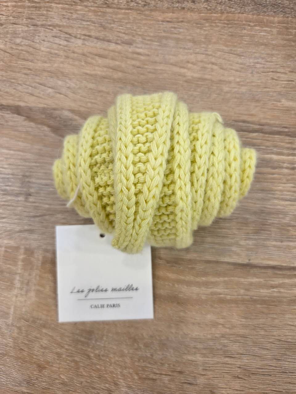 Kleines Dreieckstuch « Sophie »: Lemon Yellow