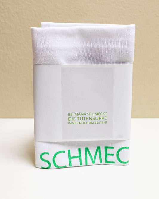 Geschirrtuch weiß - Bei Mama schmeckt..
