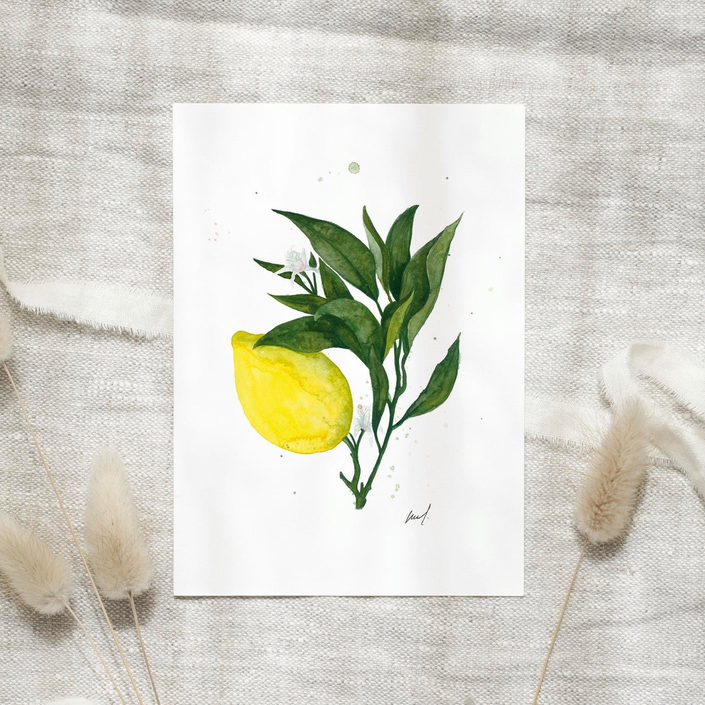 Postkarte - Lemon