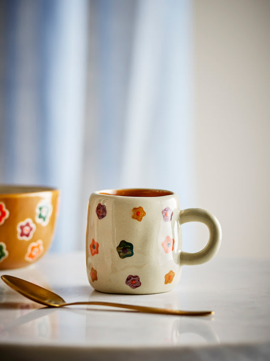 Mini Tasse mit Blumen