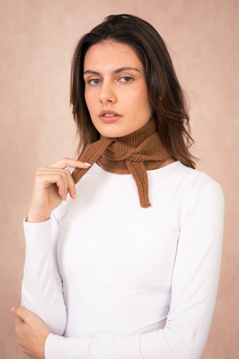 Kleines Dreieckstuch « Sophie »: Mauve