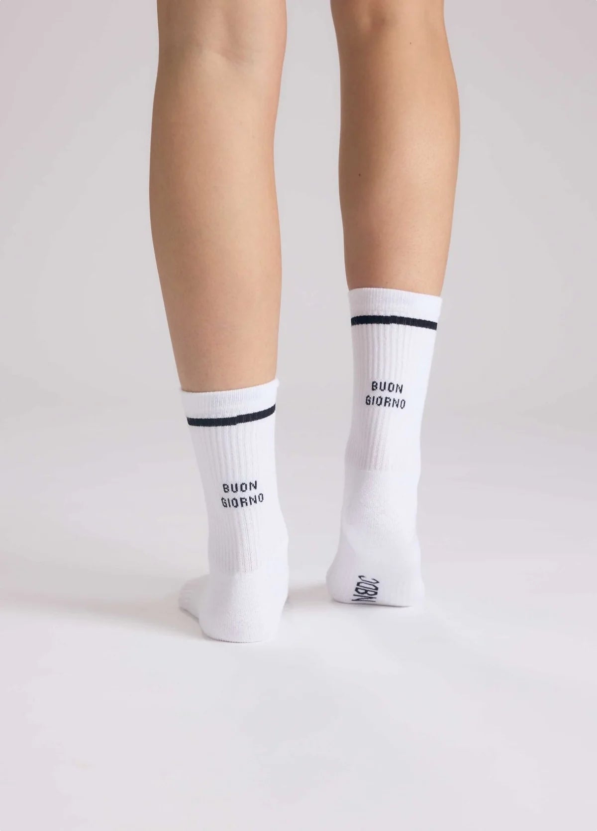 NBDC Socken - Buon Giorno schwarz auf weiß
