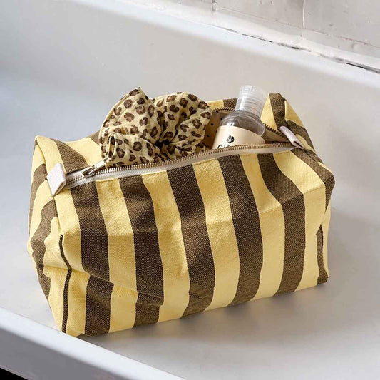 Kulturtasche VIC (Zitrone / Olive)