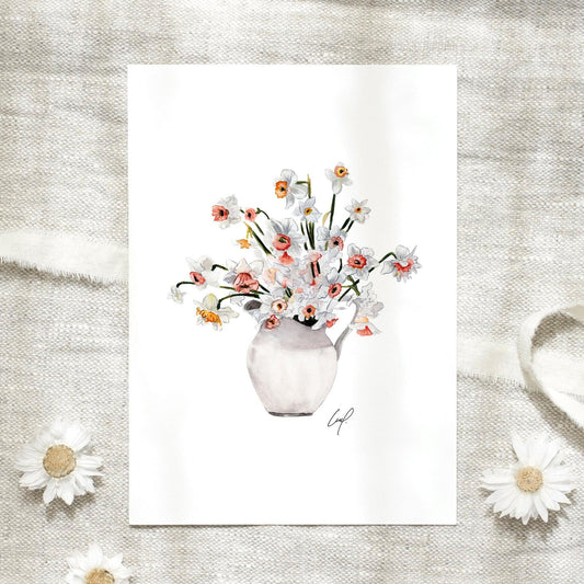Postkarte - Daffodiles