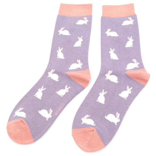 Miss Sparrow - Bambus Socken mit Motiv - Rabbit