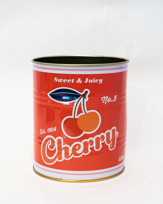 CHERRY - Retro-Aufbewahrungsdose aus Metall - 12cm