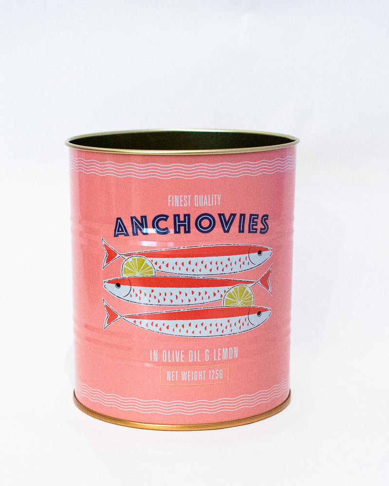 ANCHOVIES - Retro-Aufbewahrungsdose aus Metall - 12cm