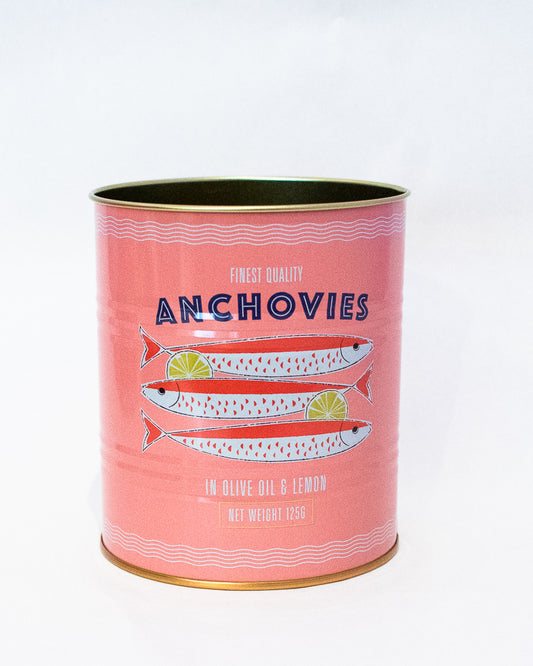 ANCHOVIES - Retro-Aufbewahrungsdose aus Metall - 12cm