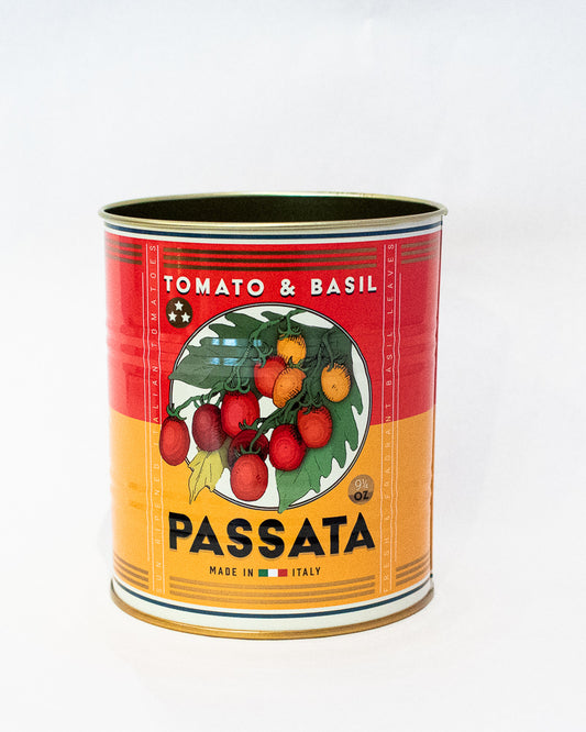 PASSATA - Retro-Aufbewahrungsdose aus Metall - 12cm