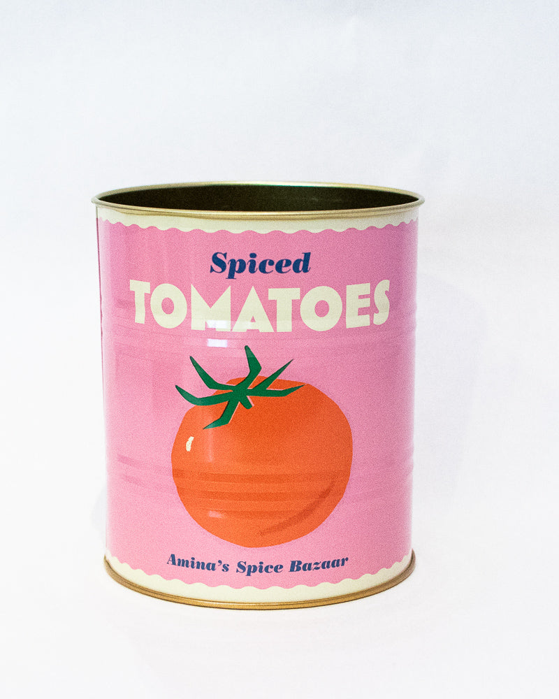 TOMATOES - Retro-Aufbewahrungsdose aus Metall - 12cm