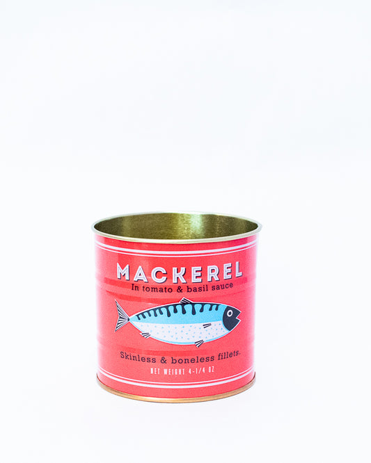 MACKEREL - Retro-Aufbewahrungsdose aus Metall - 7,5cm